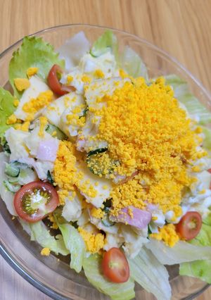 思い出のミモザ💛りんご入りポテトサラダ-レシピのメイン写真