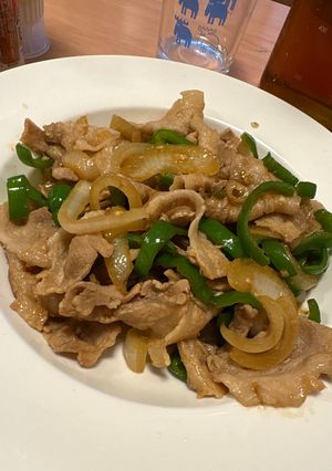 豚バラピーマン生姜焼き-レシピのメイン写真