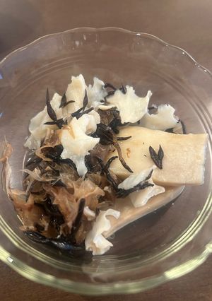 エリンギ花びらたけひじきの塩生姜煮-レシピのメイン写真