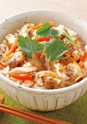 あさりと新ごぼうの炊き込みご飯-レシピのメイン写真