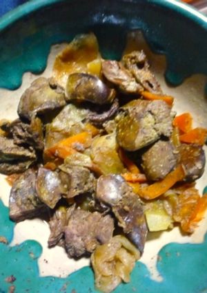 鶏肝煮-レシピのメイン写真