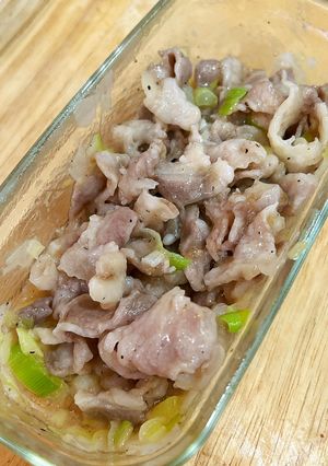 ネギ塩豚丼-レシピのメイン写真