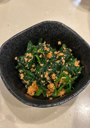 シャケとほうれん草-レシピのメイン写真