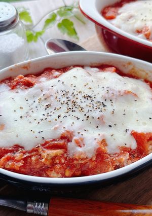 チキンdeサラダでオートミールグラタン-レシピのメイン写真