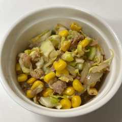 รูปของ キャベツと玉ねぎの味ポンサラダ