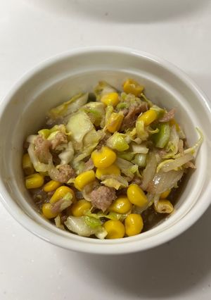キャベツと玉ねぎの味ポンサラダ-レシピのメイン写真