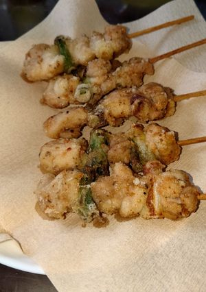 手が汚れない？焼き鳥唐揚げ-レシピのメイン写真