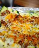 ＊ズッキーニの納豆マヨチーズ焼き＊