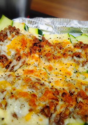＊ズッキーニの納豆マヨチーズ焼き＊-レシピのメイン写真