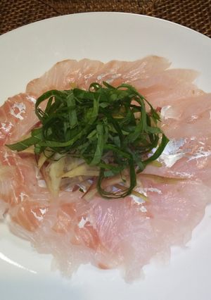 スズキをたっぷりの薬味とポン酢で-レシピのメイン写真