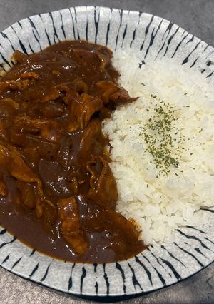 欧風と家庭のいいとこ取り甘酒×珈琲カレー-レシピのメイン写真