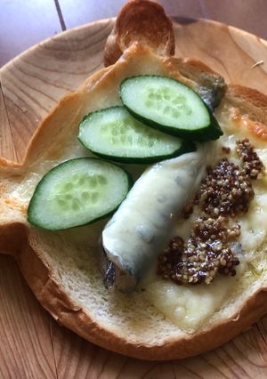 オイル小鯖チーズトースト-レシピのメイン写真