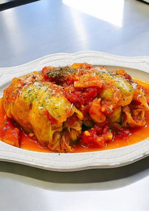 ロールキャベツのトマト煮込み-レシピのメイン写真