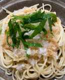 ツナと大葉と大根おろしのスパゲッティー