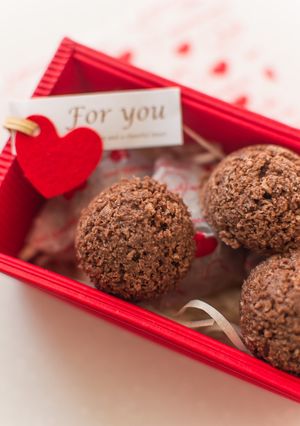 型不要!バレンタインパン粉チョコクランチ-レシピのメイン写真