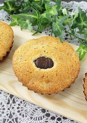 満足感◎ごろごろチョコと栗のマドレーヌ-レシピのメイン写真