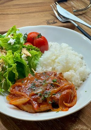 簡単ごちそう！豚ロースのトマト煮込み-レシピのメイン写真