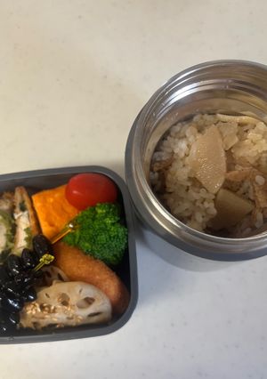息子弁当134たけのこご飯-レシピのメイン写真
