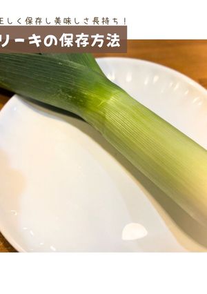 リーキネギの保存方法-レシピのメイン写真