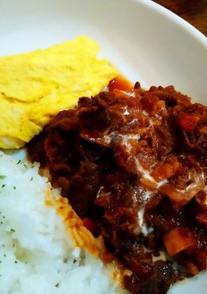 自家製オムハヤシライス　-レシピのメイン写真