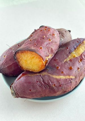 蜜で超絶甘くなる焼きいも【追記付き】-レシピのメイン写真