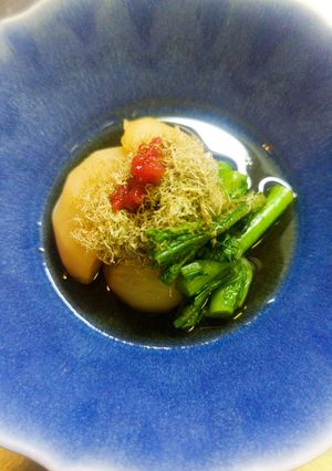 かぶと春菊の煮物-レシピのメイン写真
