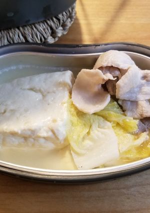 飯盒(はんごう)で嬉野湯豆腐-レシピのメイン写真
