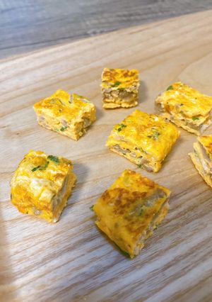 離乳食後期〜 ミートボールオムレツ　-レシピのメイン写真