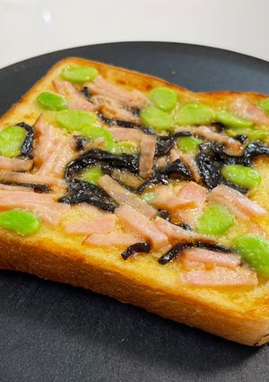 【冷凍可能】枝豆トースト-レシピのメイン写真
