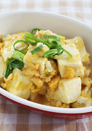 あと1品に！豆腐とたまごの中華炒め-レシピのメイン写真