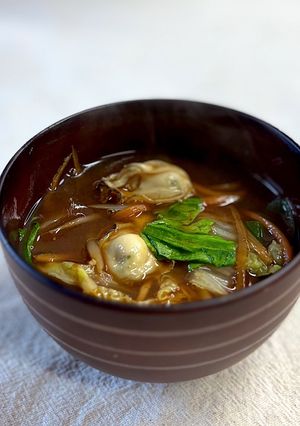 面倒じゃない！牡蠣のお味噌汁-レシピのメイン写真