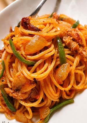 【裏ワザ限界！】昭和喫茶店のナポリタン🍝和製洋食-レシピのメイン写真