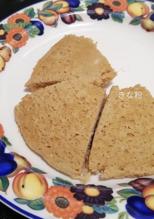 きなこ消費の、グルテンフリー蒸しパン-レシピのメイン写真