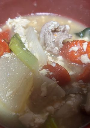 柔らかくて野菜いっぱい絶品豚汁-レシピのメイン写真