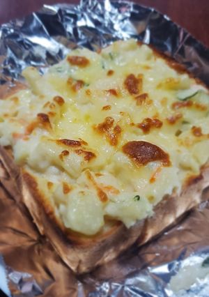 リメイク❗マカロニサラダトースト-レシピのメイン写真