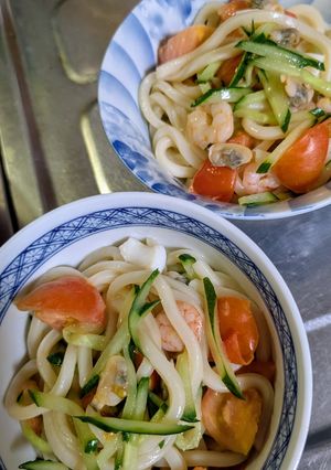 簡単★胃に優しい「夏うどん」-レシピのメイン写真