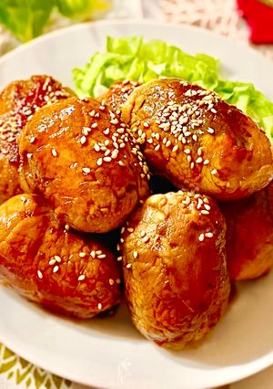簡単やみつき！大葉チーズの肉巻きおにぎり-レシピのメイン写真