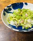 レタスとツナのゆかり和えサラダ