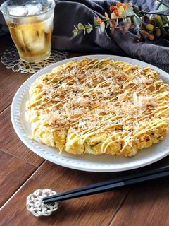 米粉で作る☆大阪ねぎ焼き。-レシピのメイン写真