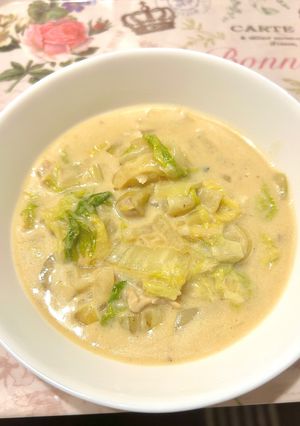 鳥ももの味噌クリーム煮-レシピのメイン写真