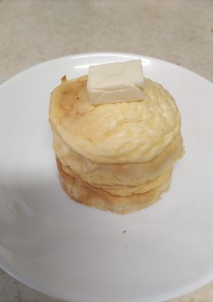 スフレパンケーキ-レシピのメイン写真