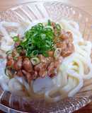 しのんち☆簡単!!納豆ぶっかけうどん♪