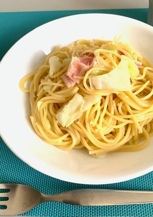 1つのボウルで作る！レンチン減塩パスタ-レシピのメイン写真