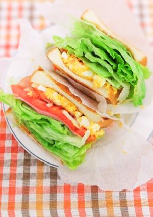 栄養士の卵考案☆野菜たっぷりサンドイッチ-レシピのメイン写真