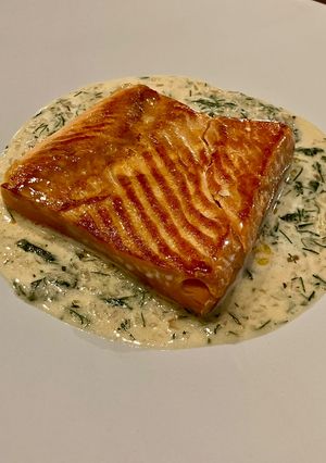 サーモンのヴェルモットソース-レシピのメイン写真