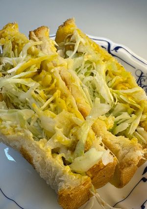 【作り置き活用】南瓜サラダのホットサンド-レシピのメイン写真