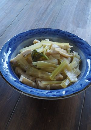 《副菜①》セロリのおひたし-レシピのメイン写真