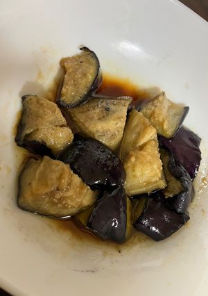 冷凍揚げナスの煮浸し-レシピのメイン写真