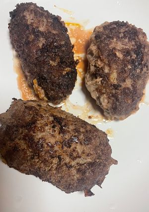 チーズインハンバーグ！-レシピのメイン写真
