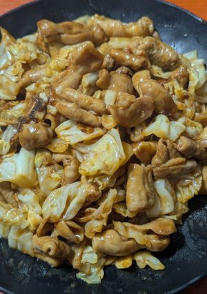 安ウマ簡単ご飯がススムホルモン味噌炒め-レシピのメイン写真